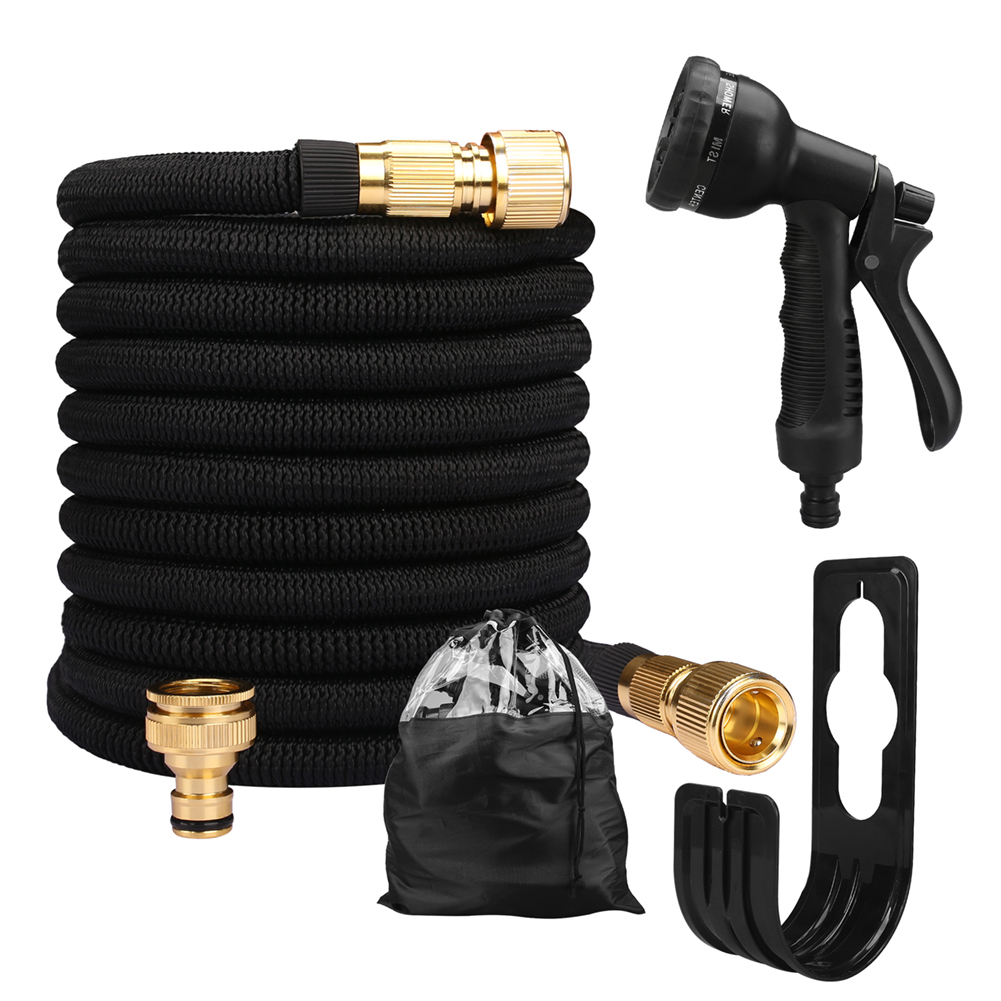 Flexible Hose Braided - Mangueira de água de jardim expansível,