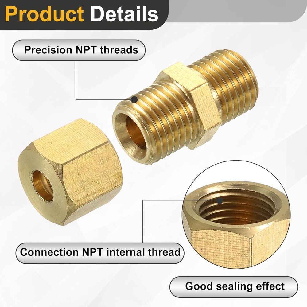 Compression Fitting Brass - Conector de Compressão de Latão 4