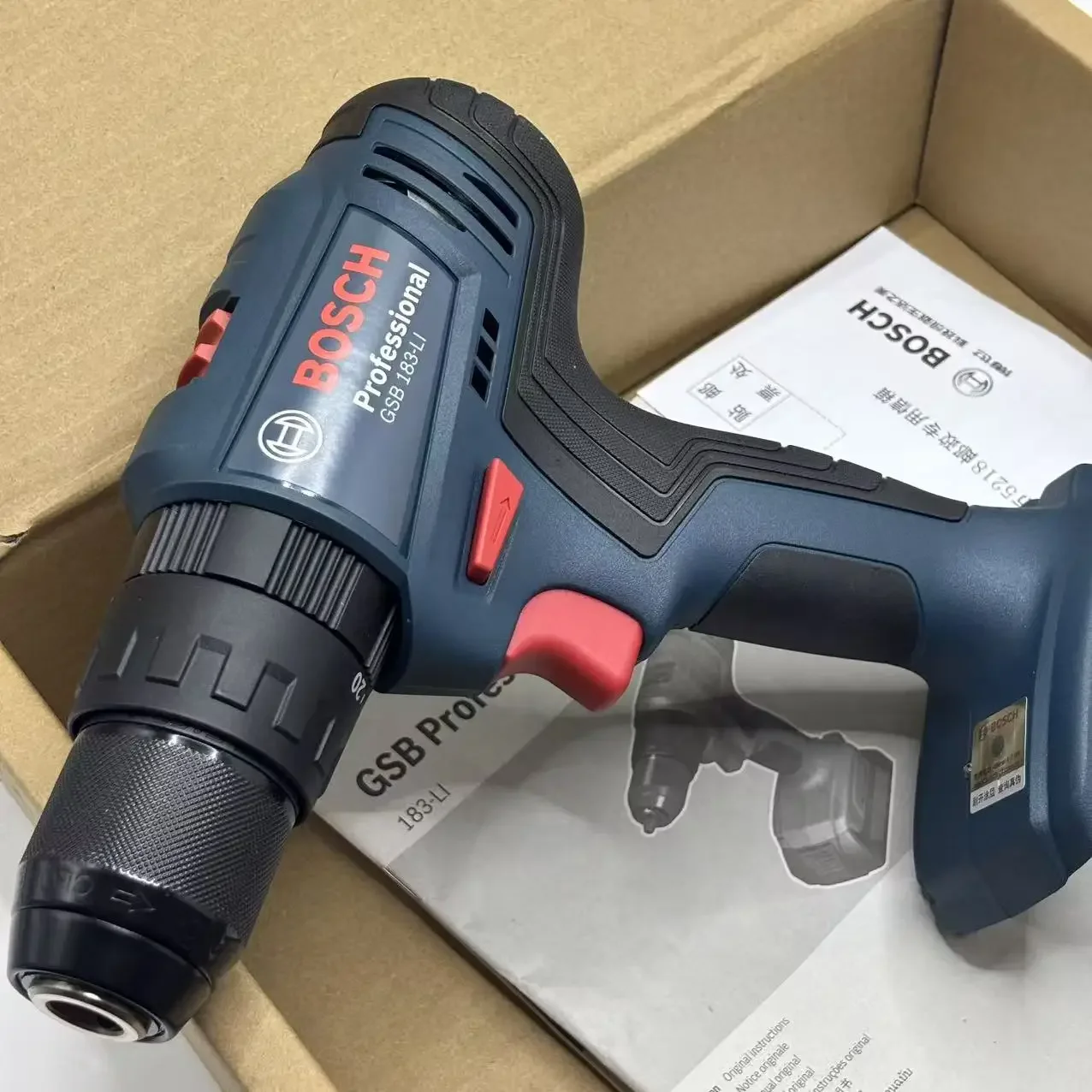 Bosch Drill Gsb 18V - Furadeira de Impacto Bosch GSB 183-LI