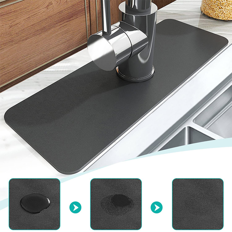 Silicone Tap Washer - Atualizado diatomite pia respingo guarda torneira