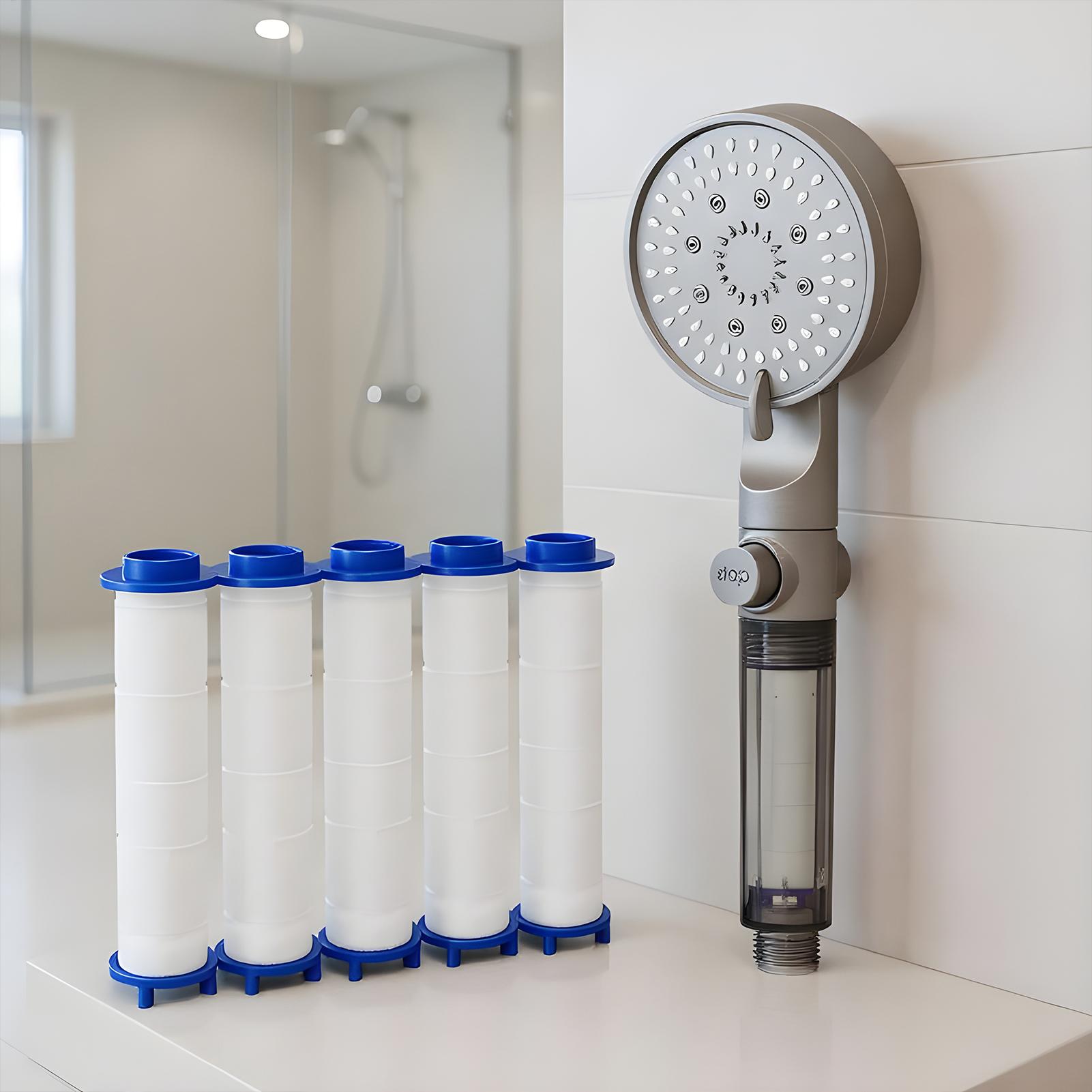 Novo chuveiro com 5 modos, fil - Silicone Tap Washer avaliação e preço