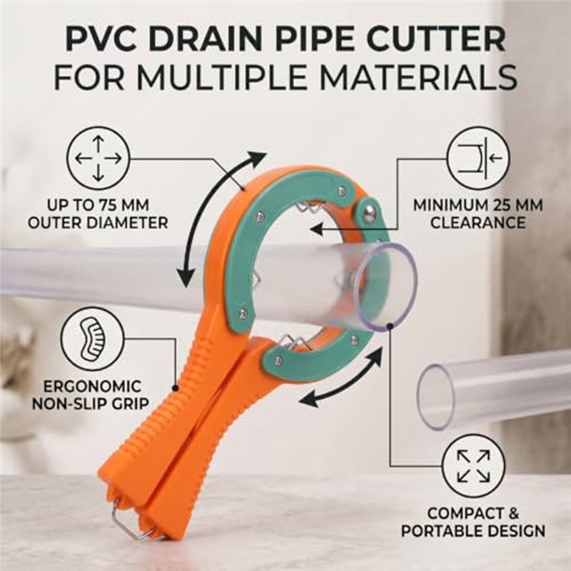 DTA4 – Cortador de tubos com c - Pipe Cutter Ratchet avaliação e preço