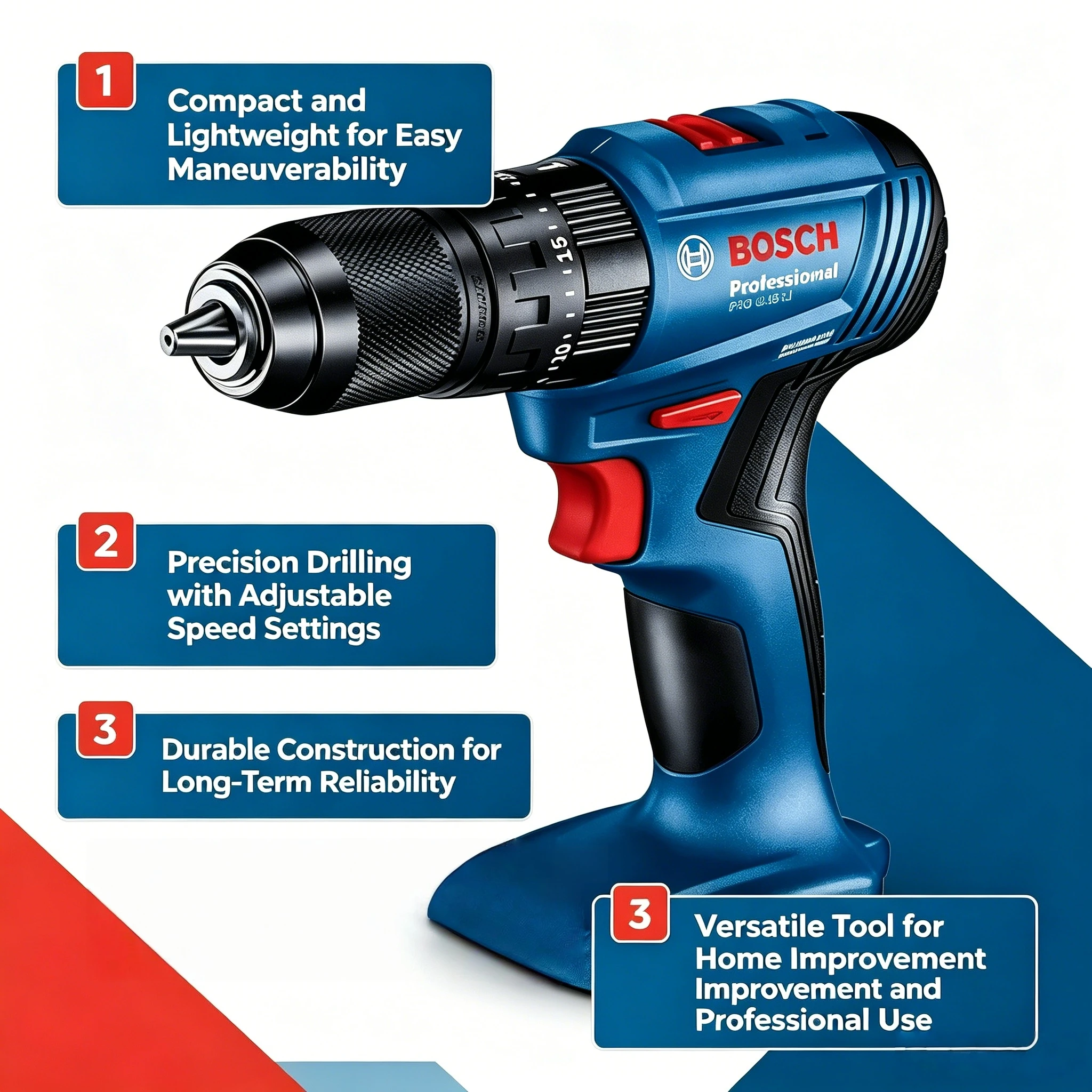 Furadeira de impacto sem escov - Bosch Drill Gsb 18V avaliação e preço